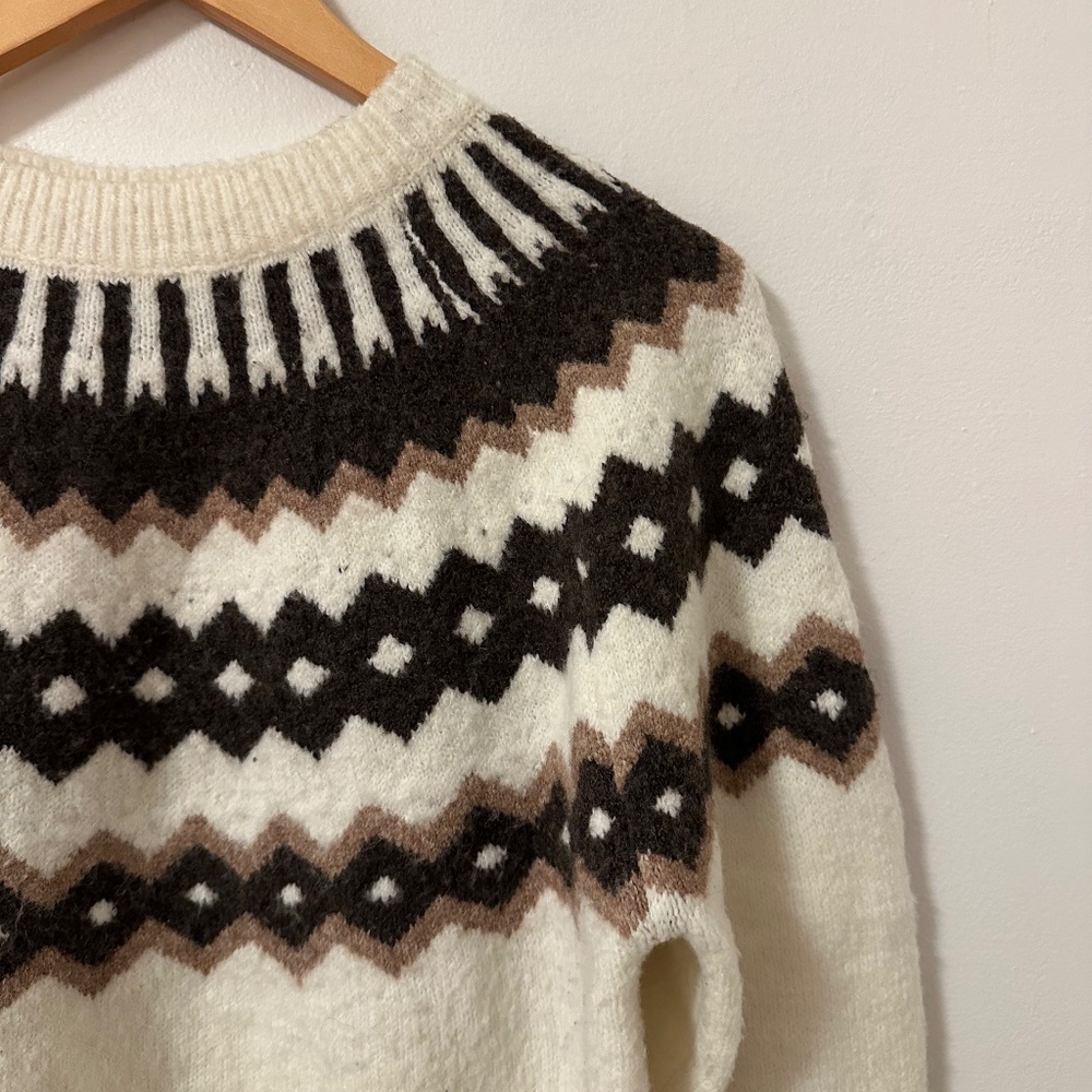 Pinch Easy Angles Retro Geometric Sweater | Size Small - Picture 5 of 11
